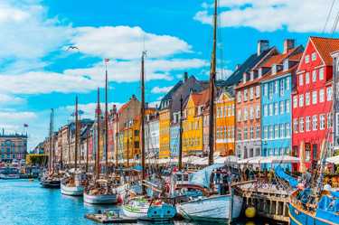 Trondheim til København ferge, buss, tog, fly billige billetter og priser